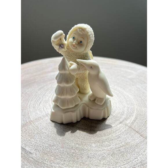 Department 56 Snowbabies "Make It Shine" Christmas Tree Star on Top Penguin 2001 - Picture 1 of 5